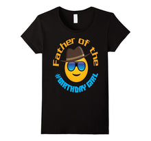 Father of the Birthday Girl Emoji T-Shirt Gift Dad Party