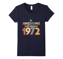 Awesome Since 1972 Vintage T-Shirt 45 Yrs Old 45th Birthday