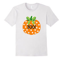 Preppy Pumpkin Halloween T Shirt Boo Polka Dots