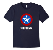 Mens Super Papa Funny Dad T-Shirt Best Fathers Day Gifts for Dad