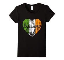 Distressed IRISH St Paddys Day Tri Colour Ireland Flag Shirt