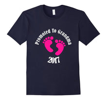 Promoted to Grandma 2017 Tshirt It's a Baby Girl Proud