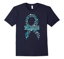 Ovarian Cancer Awareness Ribbon Warrior T-Shirt