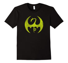 Marvel Iron Fist Distressed Dragon Logo Graphic T-Shirt