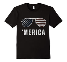 Merica Patriotic Sunglasses T Shirt