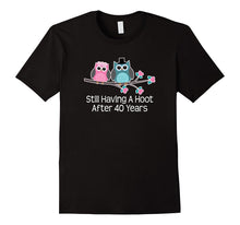 40th Wedding Anniversary Gifts Shirt Owl Couple T-Shirt