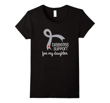 Diabetes Awareness for Daughter Support Ribbon T-Shirt