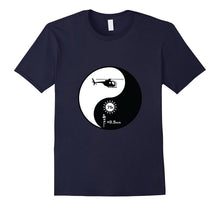 Helicopter Yin Yang T Shirt Fun Gift Idea