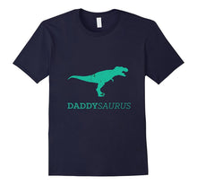 Daddysaurus Dinosaur Dad Cool Fathers T-Shirt