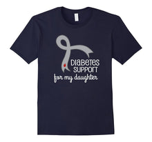 Diabetes Awareness for Daughter Support Ribbon T-Shirt