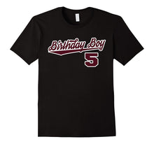 5th Birthday Boy 5 Years Old T-Shirt College Inspired