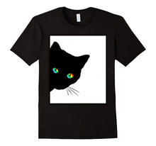 Cat Rainbow Eyes Tshirt Designed by Cats Made Better