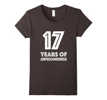 17th Birthday Shirt Gift Age 17 Seventeen Year Old Boy Girl