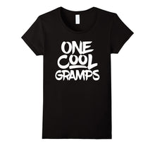 One Cool Gramps T Shirt - Grandfather Dad Gift Tee