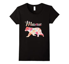 Mama Bear Floral Tee, Mom Graphic T-Shirt, Mother's Day Gift