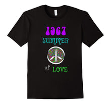 1967 Summer of Love Hippie Peace Sign T-Shirt