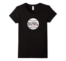 Sister Baseball Shirt Best Girl Ever W Ball N Heart T Shirt