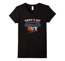 Distressed Basketball Granddaughter Grandma Grandpa T-Shirt