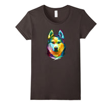 Siberian Husky Colorful Portrait T-Shirt