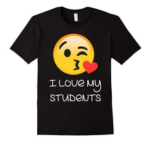 I Love My Students Tshirt for Teachers Emoji Hearts Love
