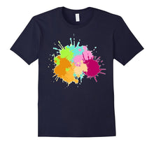 Colorful Paintball Splatter T-Shirt | Artistic Paint Tee