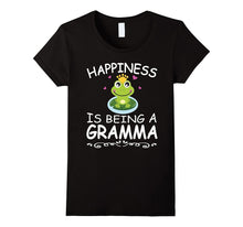 Happiness Is Being a Gramma With Frog Funny T-Shirt Gift