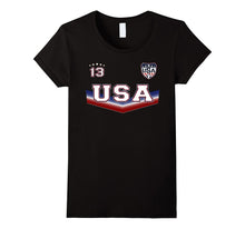 Double Sided USA Soccer Tshirt With No. 13 - Sports Apparel