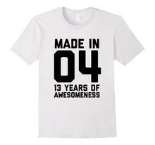 13th Birthday Shirt Gift Age 13 Year Old Boy Girl Tshirt Tee