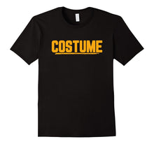 Halloween T-Shirt That Says Costume Easiest Last Min Tee