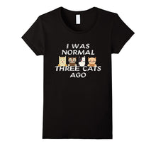 I Was Normal Three Cats Ago T-Shirt - Crazy Cat Lady Shirt