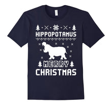 Hippopotamus Ugly Christmas Sweater T-Shirt