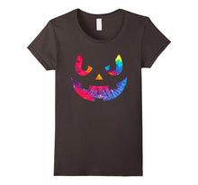 Scary Tie Dye Pumpkin Face Jack O Lantern Halloween Shirts