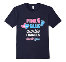 Aunt Frances Baby Shower Reveal Shirts Gender Reveal Tshirt
