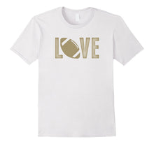 LOVE Football Novelty Sport Mom Graphic T-Shirt