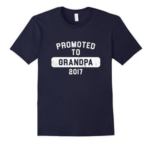 Mens Best Grandpa Gifts T-Shirt Promoted to Grandpa 2017