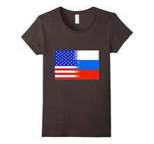 American Russian USA Russia Flag Patriot Immigrant T Shirt