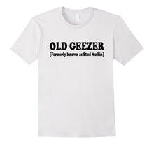 Mens Old Geezer Formerly Known as Stud Muffin T-Shirt Funny Tee