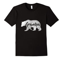 Men's Grandpa Bear T-Shirt Awesome Camping Gramps Tee