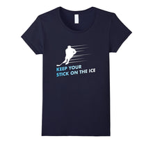 "Keep Your Stick on the Ice" Graphic Ice Hockey T-Shirt