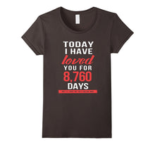 24th Anniversary Shirt I Have Loved You for 8,760 Days Shirt