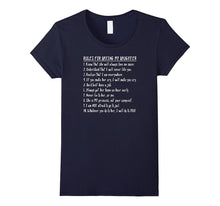 Rules for Dating My Daughter Funny T-Shirt for Mom or Dad