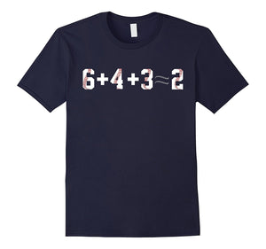 %6432 Baseball Shirt & 6 + 4 + 3 = 2 Baseball Funny Gift