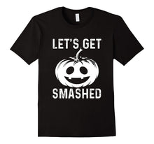 Let's Get Smashed T-Shirt Pumpkin Carving Funny Tee