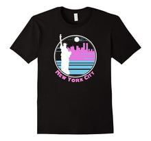 New York City T-Shirt Retro Vintage Liberty Skyline Tee