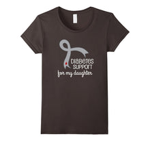 Diabetes Awareness for Daughter Support Ribbon T-Shirt