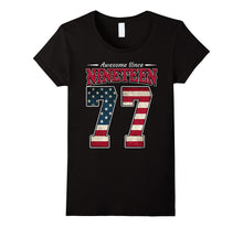 40th Birthday Awesome Since 1977 Tee Shirt