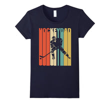 Classic Vintage Retro Hockey Dad Funny Tshirt for Men