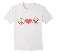 Peace Love Dog T-Shirt Animal Lover Rescue Mom Dad