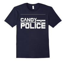 Candy Police Mom or Dad Halloween Costume Funny Tee