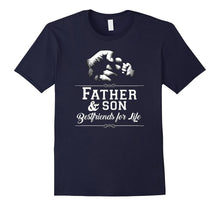 Mens Father Son Friends Fist Bump TShirt Dad Father's Day Family